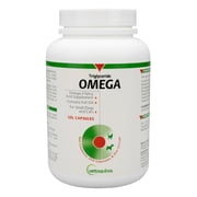 Vetoquinol Triglyceride Omega 3 Supplement for Dogs and Cats, Fish Oil Supplement with EPA and DHA, Promotes Skin, Coat, Joint, and Immune Health, Omega 3 Fish Oil for Dogs up to 30lbs, 250ct