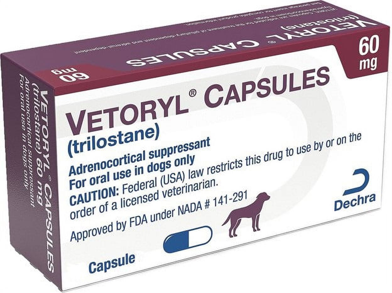 Vetoryl (trilostane) Capsules for Dogs, 60mg, 30 Capsules