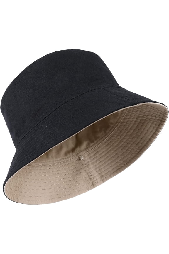 Fishing Hat, Fishing Hat Large Bucket Hat Cotton Reversible Sun Hat Summer Hat Bucket Hat for Men and Women, XL