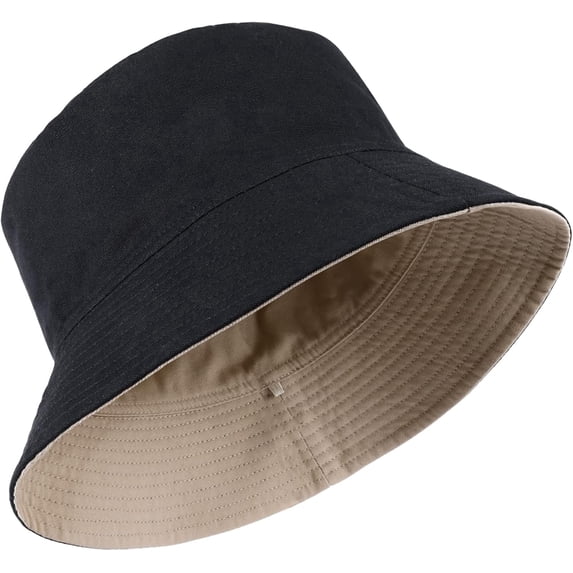 Vetpw Fishing Hat, Fishing Hat Large Bucket Hat Cotton Reversible Sun Hat Summer Hat Bucket Hat for Men and Women, XL