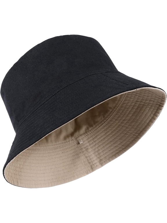 Fishing Hat, Fishing Hat Large Bucket Hat Cotton Reversible Sun Hat Summer Hat Bucket Hat for Men and Women, XXL