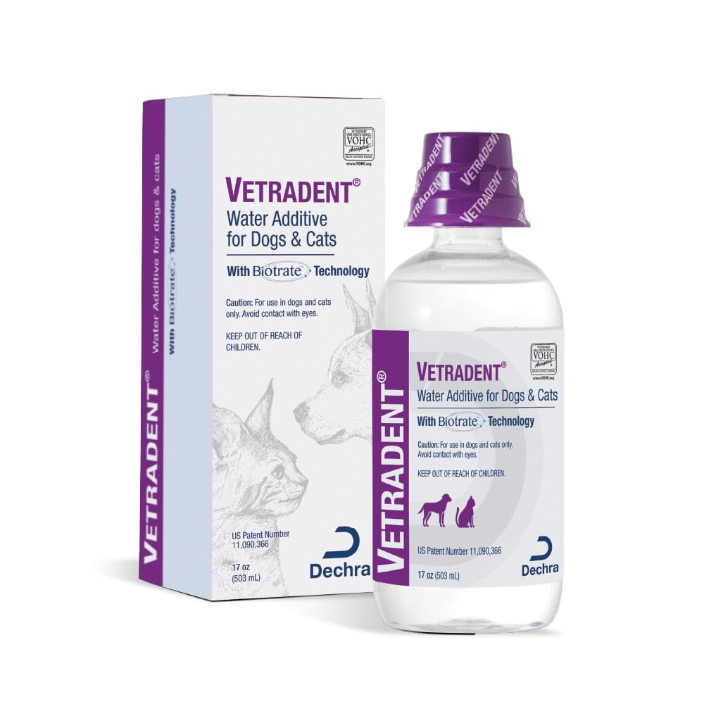 Vetradent Water Additive for Dogs and Cats, 17 oz C48