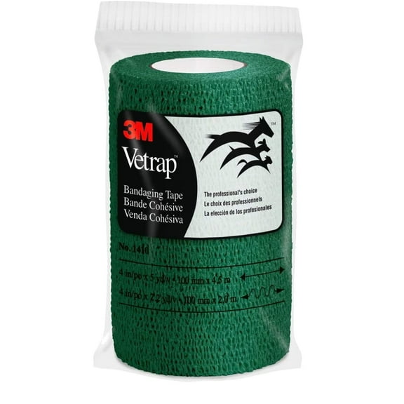 Vetrap 4" Hunter Green Bandaging Tape