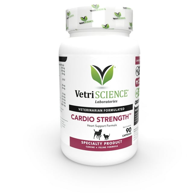 VetriScience Cardio Strength, Heart Health Supplement for Dogs & Cats
