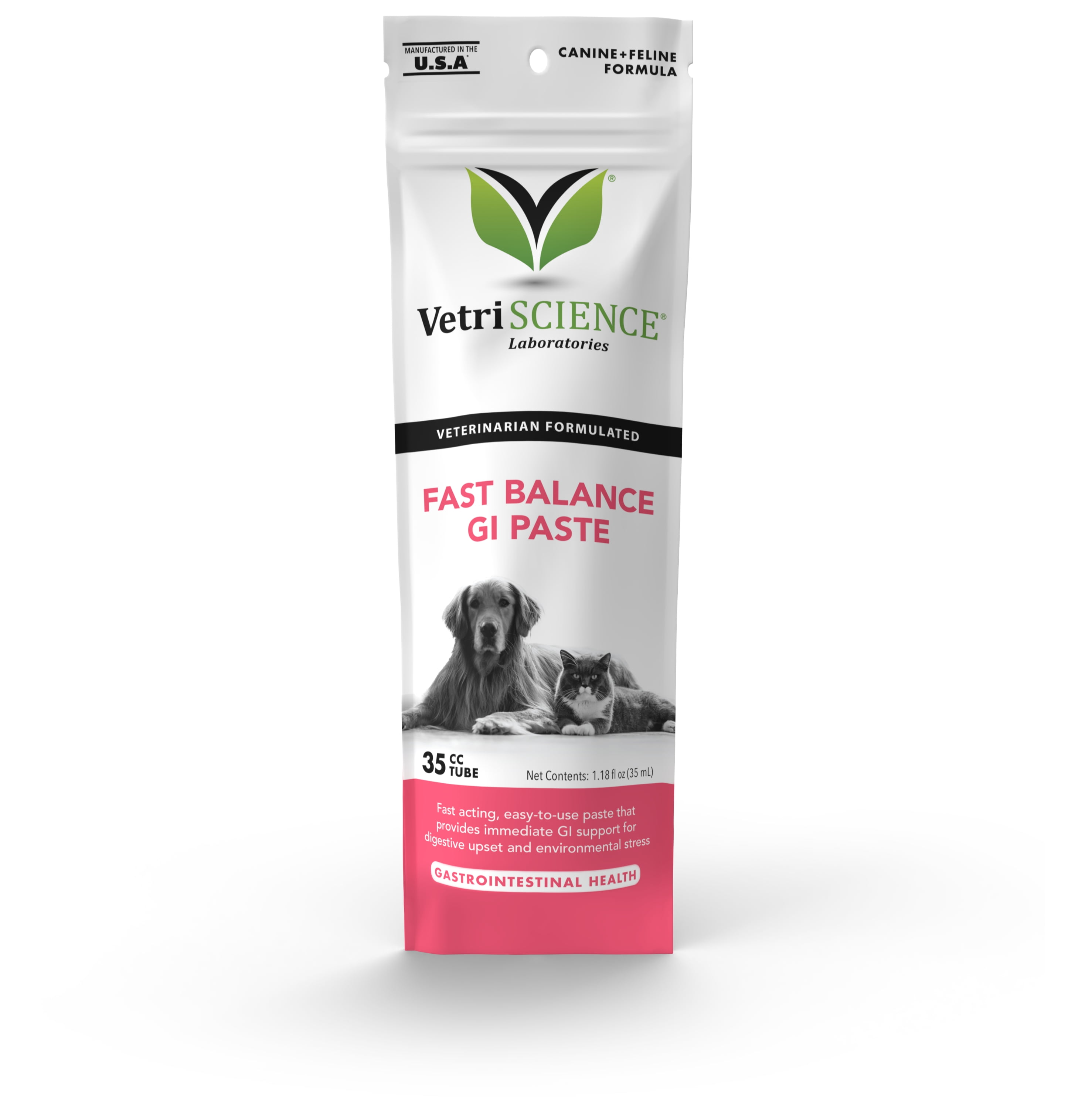 VetriScience Fast Balance GI Paste Probiotic for Dogs and Cats Fast