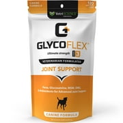 VetriScience GlycoFlex Stage 3, Hip and Joint Care for Dogs, Chicken Liver, 120 Chews