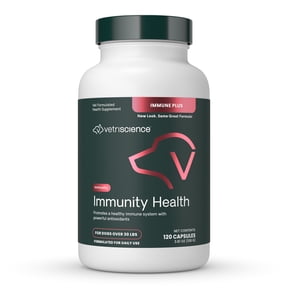 VetriScience Immunity Health Capsules for Medium & Large Dogs, 120 Count