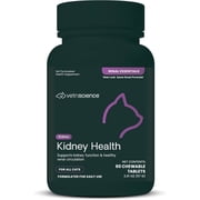 VetriScience Kidney Health Tablets for Cats, Chicken & Fish, 60 Count