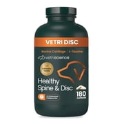 VetriScience Healthy Spine & Disc Capsules for Dogs, 180 Count
