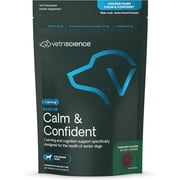 VetriScience Senior Calm & Confident Chews for Dogs, Chicken, 60 Count