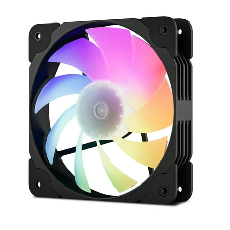 Vetroo SA-140 Black ARGB PWM Fan - 140mm High-Performance Cooling with Sync RGB & Controller
