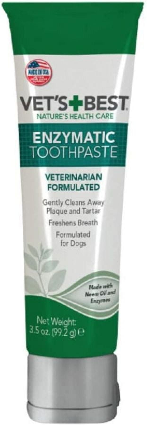 Vets Best Dental Gel Toothpaste for Dogs [Dog, Dental & Breath Aids] 3.5 fl oz