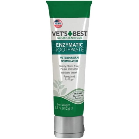 Vets Best Dental Gel Toothpaste for Dogs [Dog, Dental & Breath Aids] 3.5 fl oz