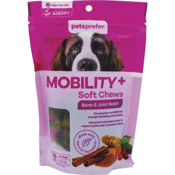 Vets Plus Pets Prefer Mobility+ Dog Chews - Pack of 8