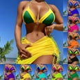 thumbnail image 1 of Vetsdori 2 Piece Swimsuits for Women Bikini Bathing Suits Summer Trajes De Bano Mujer,Outfits Ladies Swimwear Bras and Bottoms, 1 of 6