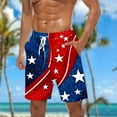 thumbnail image 1 of Vetsdori 4th of July Swim Trunks for Men Board Shorts Casual Swimwear Summer Big and Tall Graphic Drawstring,Ropa Independence Day Mens Shorts Elastic Waist, 1 of 5