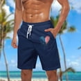 thumbnail image 1 of Vetsdori Big and Tall Swimming Trunks for Men Board Shorts 4th of July Swimwear Pockets Summer American Flag Vacation,Ropa Elastic Waist Mens Shorts Drawstring, 1 of 5