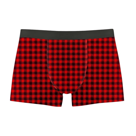 Vetsdori Boxers for Men Boxer Briefs Soft Cozy Heart Print Valentines Elastic Waist Casual Trunks Ropa Hombre Mens Underwear Gift for Husband