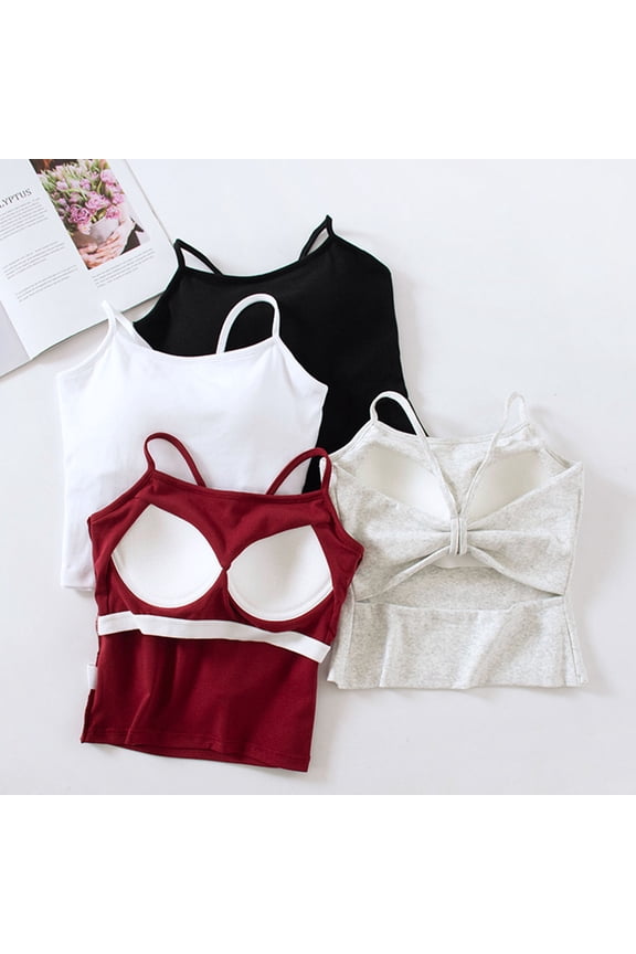 Camisole Tank Tops for Women Short Pullover Shirts Sleeveless Summer Crop Undershirts,Crew Neck Work Womens Tops Lightweight