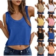 thumbnail image 1 of Vetsdori Camisole Tank Tops for Women Sleeveless Loose Fit Shirts 100% Cotton Pullover Summer Tanks and Camis,Undershirts Crew Neck Womens Tops Work, 1 of 9