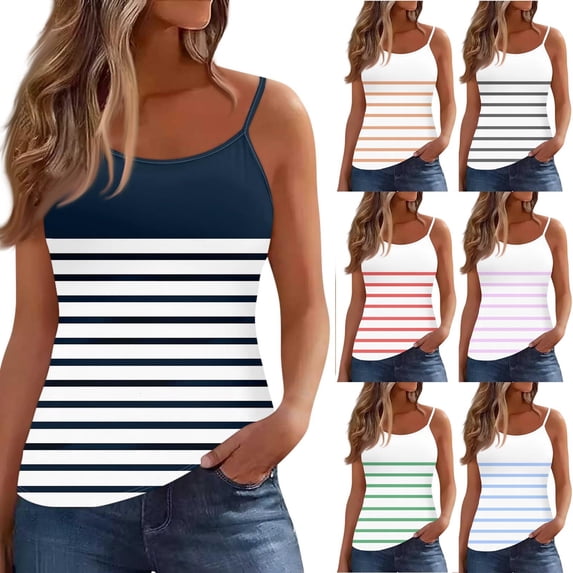 Vetsdori Camisole Tank Tops for Women Sleeveless Summer Shirts Undershirts,Work Outdoor Casual Womens Tops Pullover
