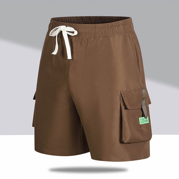 Vetsdori Cargo Shorts for Men Pockets Relaxed Fit Short Pants Athleticout Summer,Elastic Waist Ropa Mens Shorts Fashion