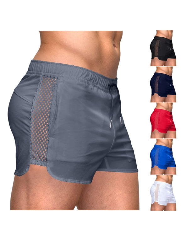 Dry Fit Athletic Shorts for Men Gym Running Short Pants Gym Casual Summer,Drawstring Elastic Waist Mens Shorts Outdoor,Size 27