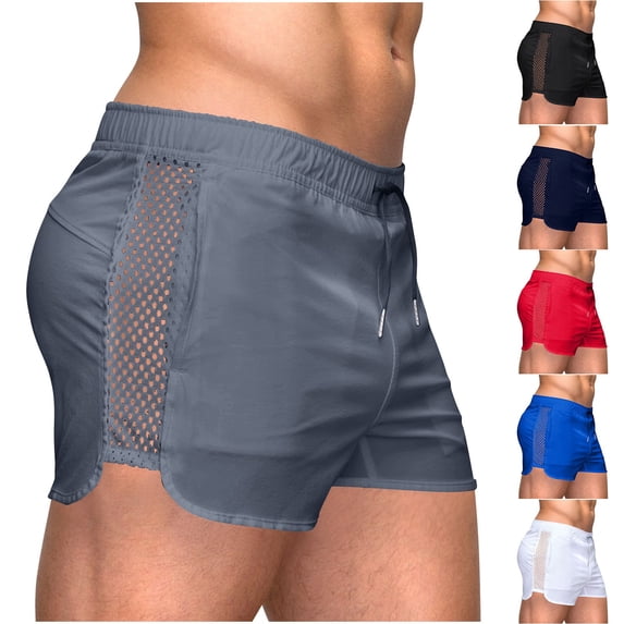 Vetsdori Dry Fit Athletic Shorts for Men Gym Running Short Pants Workout Drawstring,Casual Summer Elastic Waist Mens Shorts Ropa,Size 31
