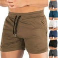 thumbnail image 1 of Vetsdori Dry Fit Athletic Shorts for Men Workout Running Short Pants Pockets Lightweight Drawstring,Breathable Ropa Mens Shorts Elastic Waist,Size 27, 1 of 4
