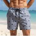 thumbnail image 1 of Vetsdori Dry Fit Swimming Trunks for Men Summer Board Shorts Swimwear Elastic Waist,Casual Holiday Mens Swim Shorts Hawaiian,L, 1 of 8