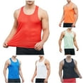 thumbnail image 1 of Vetsdori Dry Fit T Shirts for Men Sleeveless Summer Athletic Tank Tops Undershirts,Muscle Breathable Crew Neck Casual Mens Tanks Running,L, 1 of 7