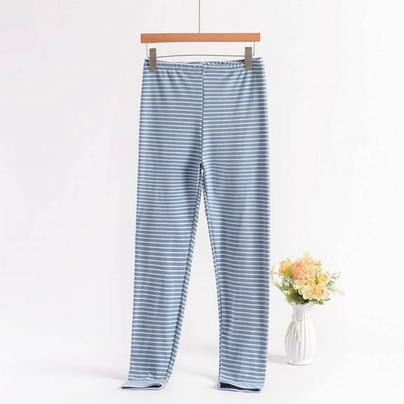 Vetsdori Fleece Pajamas Pants for Women Plus Size Comfy and Cozy Pj Bottoms Sleepwear PJS Striped Womens Lounge Pants Home
