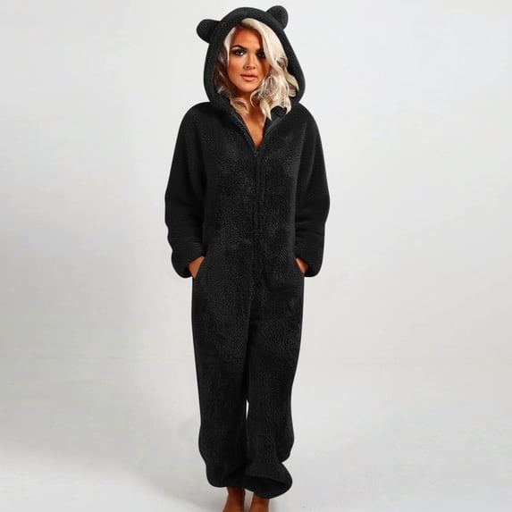 Vetsdori Fleece Pajamas Sets for Women Plus Size Nightwear Loungewear , Home Holiday Womens Pajamas Thick Thermal Warm