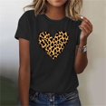 thumbnail image 1 of Vetsdori Graphic Shirts for Women Short Sleeve Pullover Young Adult Summer Casual,Workout Cotton Blouses Valentine's Day Cute Ladies Tops Gifts for Girlfriend, 1 of 7