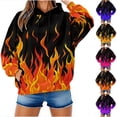 thumbnail image 1 of Vetsdori Hooded Sweatshirts for Women Pockets Hoodies Pullover Graphic Long Sleeve,Winter Casual Sports Style Womens Tops, 1 of 10