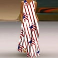 thumbnail image 1 of Vetsdori July 4th Maxi Dress for Women Red White and Blue Graphic Slip Dress Tank Summer,Backless Party Ankle Length V-Neck Womens Dresses Mujer, 1 of 4