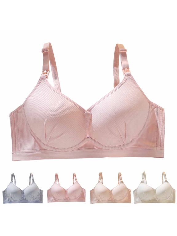 Lace Everyday Bras for Women Soft Front Closure Bralette Wirefree Push up Casual,Large Bust Bras Womens Bras
