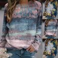 thumbnail image 1 of Vetsdori Long Sleeve Tops for Women Winter Loose Pullover Crew Neck Graphic Sweatshirts Blusas,Trendy Womens Shirts, 1 of 7