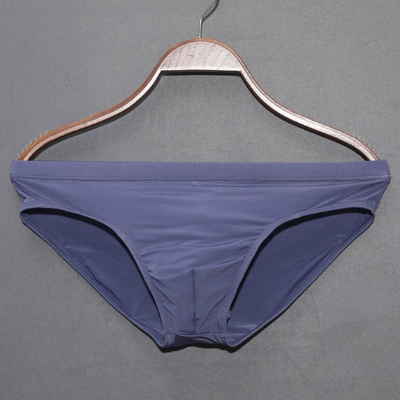 Vetsdori Men's Fashion Bikini Briefs U Convex Pouch Low Rise Stretchy Breathable Trendy Underwear