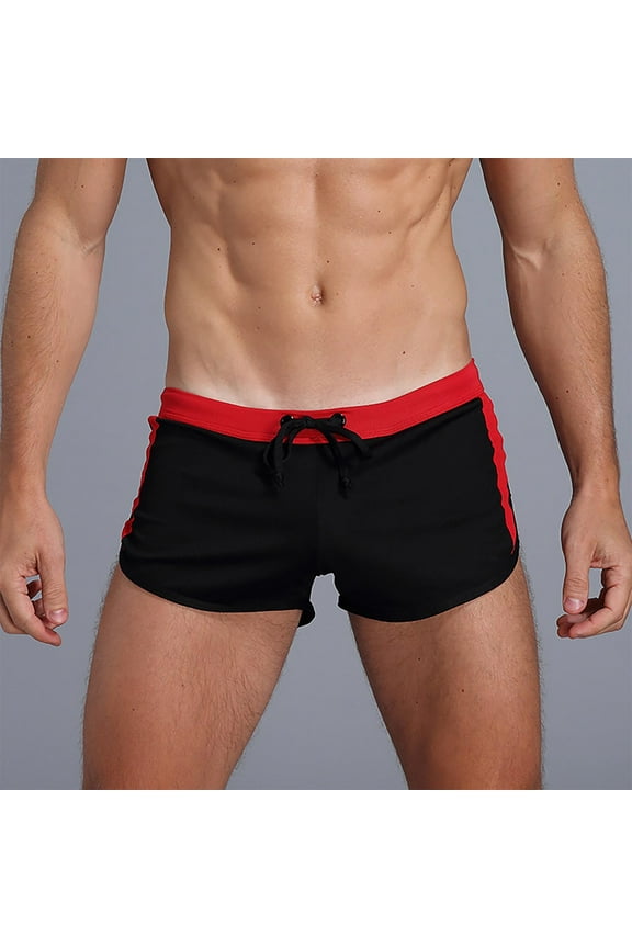 Men's Mesh Home Underwear, Quick Dry Drawstring Breathable Loose Fit Lightweight Soft Casual Underwear