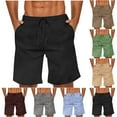 thumbnail image 1 of Vetsdori Mens Athletic Shorts Ropa Short Pants Elastic Waist Running,Stretch Pocket Summer Workout Shorts for Men Breathable, 1 of 8