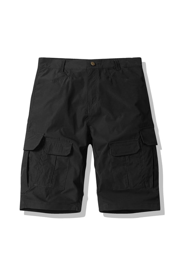 Mens Cargo Shorts Athletic Pockets Short Pants Fashion Relaxed Fit,Style Workout Summer Shorts for Men Elastic Waist