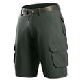 thumbnail image 1 of Vetsdori Mens Cargo Shorts Pockets Relaxed Fit Short Pants Athletic Fashion Summer Workout,Cotton Elastic Waist Shorts for Men Style, 1 of 3