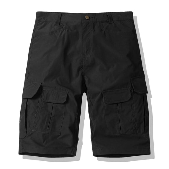 Vetsdori Mens Cargo Shorts Relaxed Fit Athletic Short Pants Summer Pockets,Fashion Elastic Waist Workout Shorts for Men Style