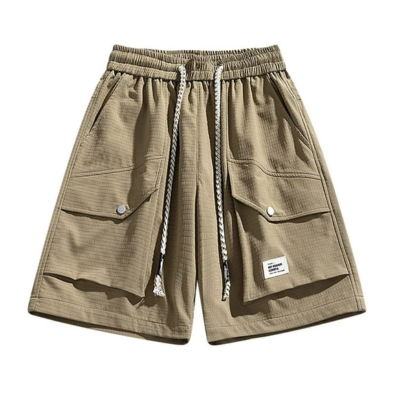 Vetsdori Mens Cargo Shorts Summer Relaxed Fit Short Pants Pockets Fashion,Workout Athletic Elastic Waist Shorts for Men