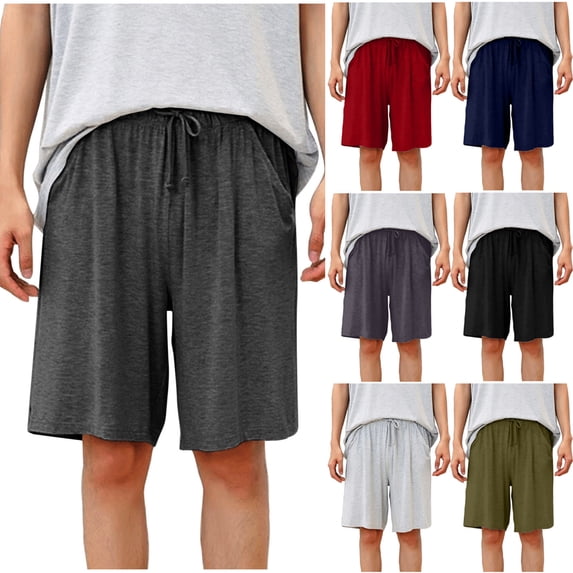 Vetsdori Mens Dry Fit Athletic Shorts Running Pockets Short Pants Elastic Waist Stretch,Workout Drawstring Ropa Shorts for Men Summer,Size 28