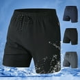 thumbnail image 1 of Vetsdori Mens Dry Fit Athletic Shorts Workout Drawstring Short Pants Running Stretch,Pockets Summer Hombre Shorts for Men Breathable,Size 31, 1 of 9