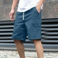 thumbnail image 1 of Vetsdori Mens Elastic Waist Shorts Cargo Pull-On Relaxed Fit,Athletic Summer Pockets Ropa Shorts for Men Fashion, 1 of 7