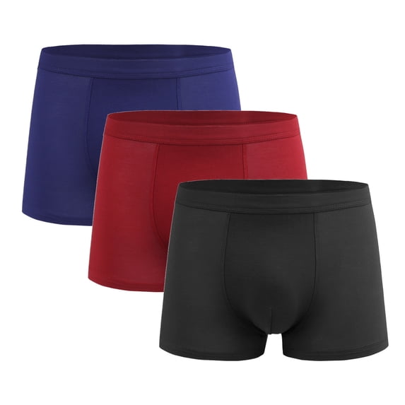 Vetsdori Mens Pack Underwear Boxer Briefs 3 Pieces Ropa Hombre Shorts Breathable Calzoncillos Trunks Underwear for Men
