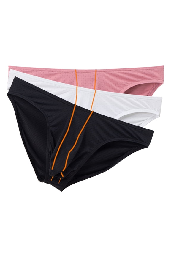 Mens Pack Underwear Briefs 3 Pieces Ropa Hombre Soft and Cozy Low-Rise Breathable Underwear for Men Casual